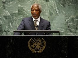 L’HOMMAGE DE MOUSTAPHA NIASSE, PRÉSIDENT DE L’ASSEMBLÉE NATIONALE DU SÉNÉGAL À KOFI ANNAN