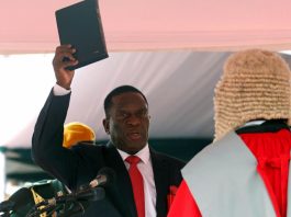 MNANGAGWA OFFICIELLEMENT INVESTI PRÉSIDENT