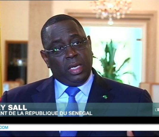SUR FRANCE 24, MACKY SALL TOUT EN MAITRISE